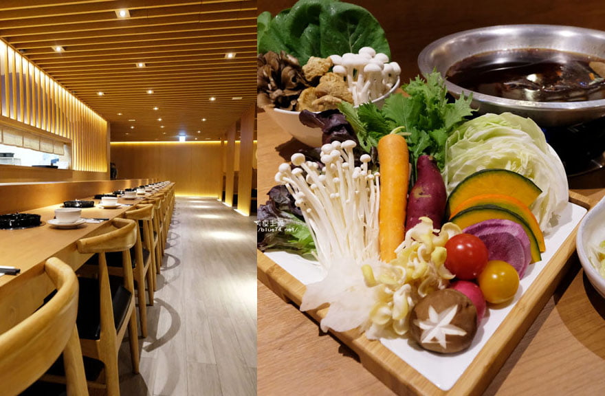 空也蔬食│大器日式裝潢，輕井澤新品牌，一個人也可以吃鍋，全素及五辛素，茶六隔壁