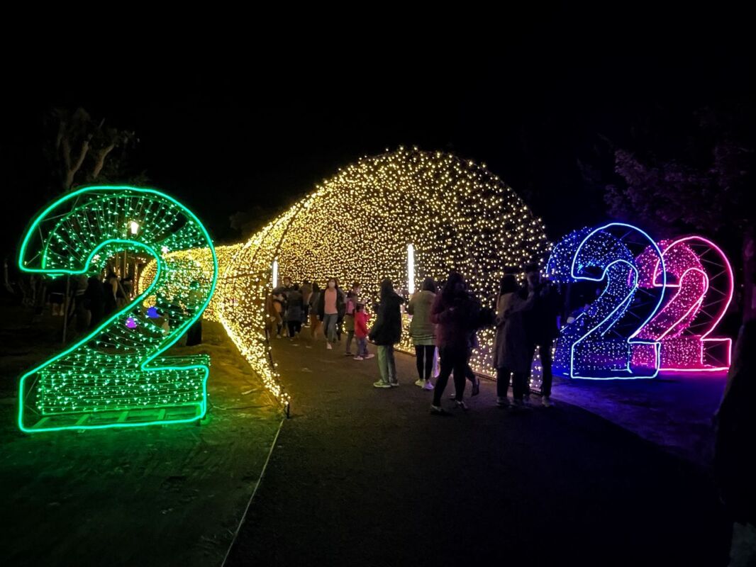 中央公園2022隧道燈飾、旋轉木馬