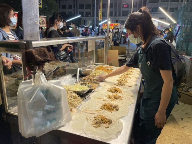 霧峰夜市 紋綻潤餅