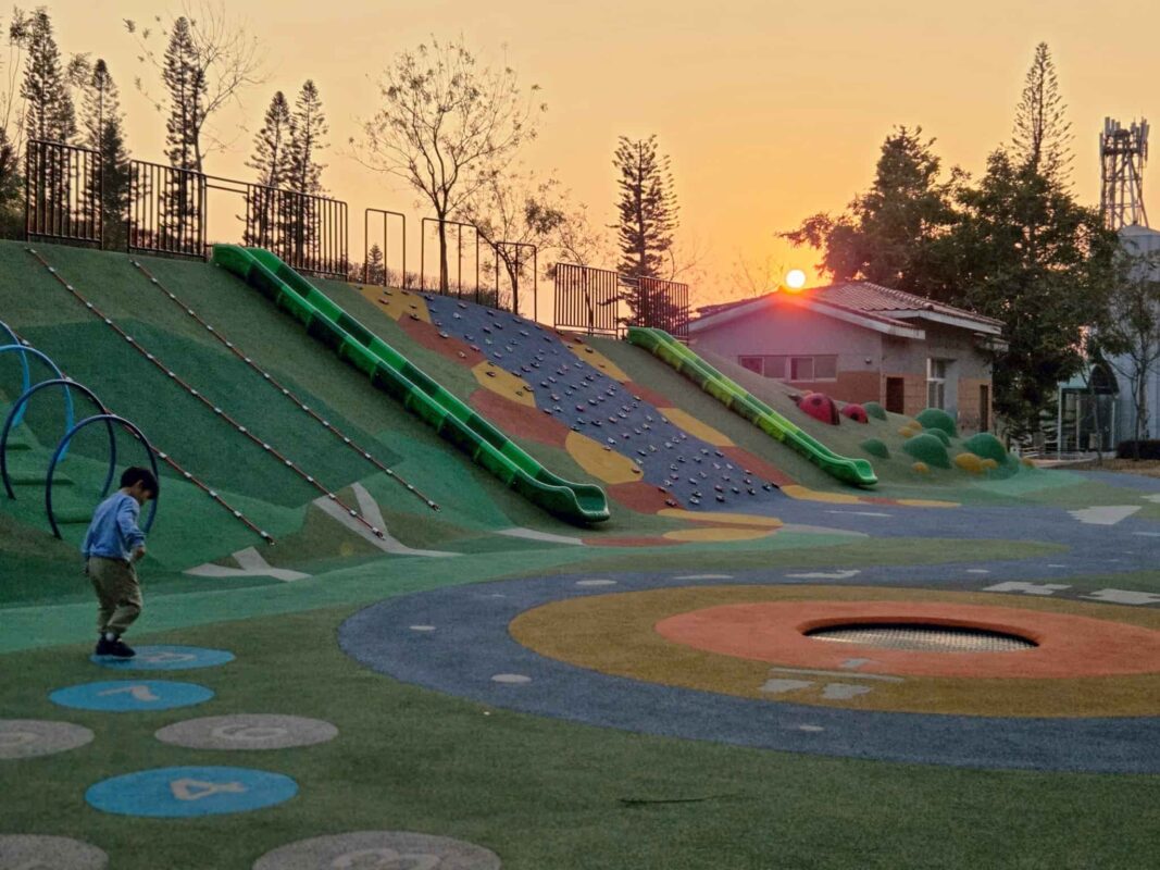 金門親子景點，開瑄國小歡樂谷