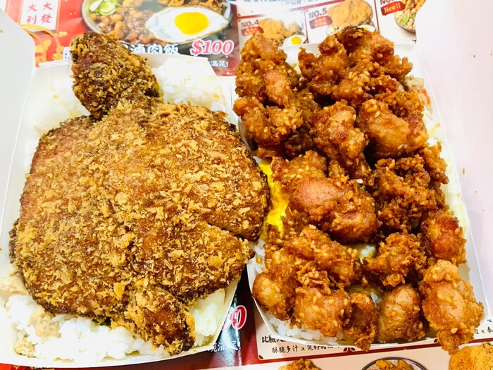開運炸雞滷肉飯的比臉大豬排必點,份量大到都要超出便當盒啦!新開幕期間有買一送一! 1 2026 09 03 041748